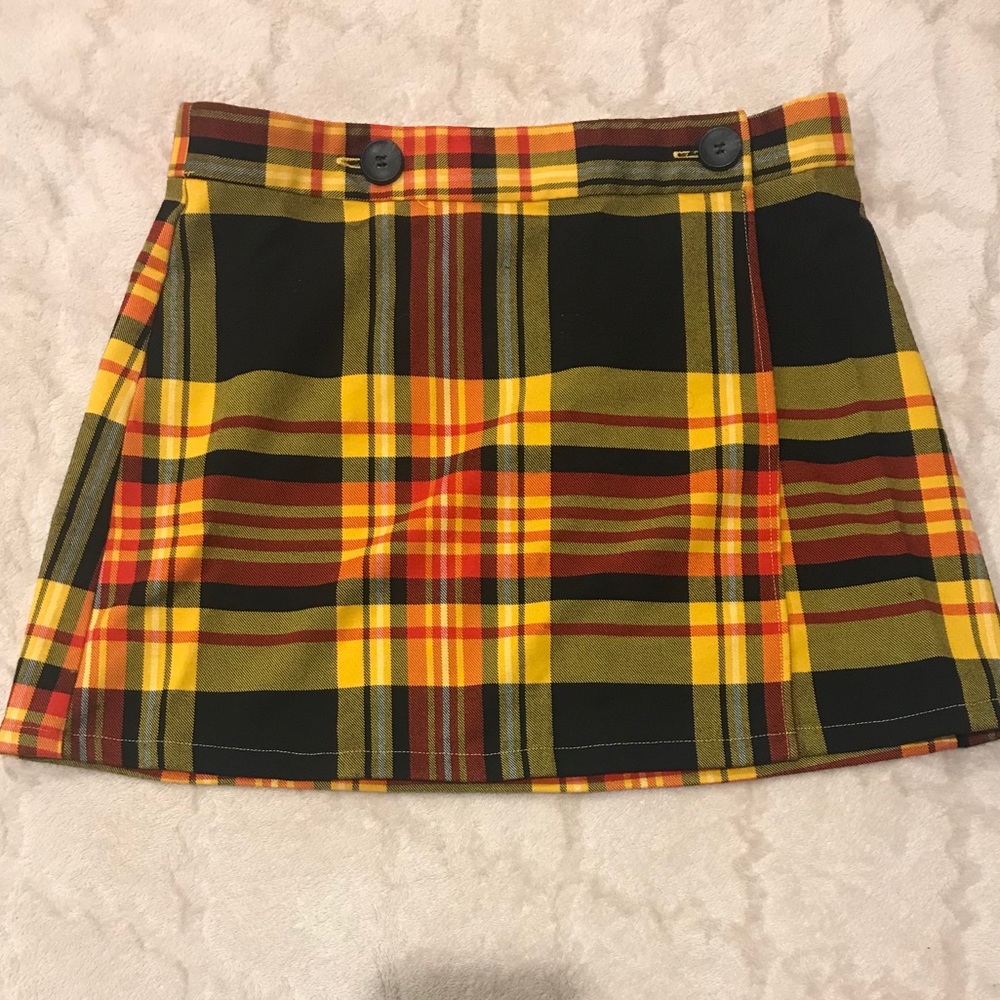 NWOT Plaid Mini Dress
